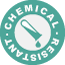 Logo Chemical resistant · iHATHOR